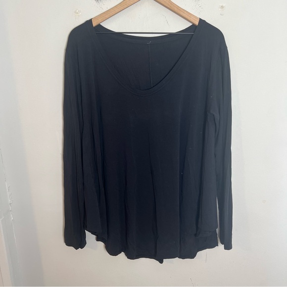 LULULEMON- All Yours Long Sleeve Black Size 14 - Picture 2 of 5